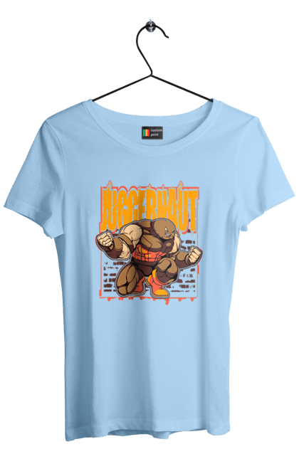 Women's t-shirt with prints Juggernaut. Cain marko, comic, juggernaut, marvel, marvel comics. 2070702