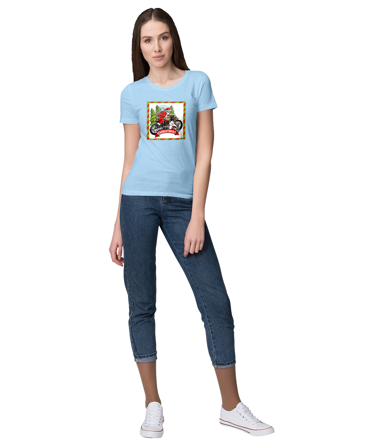 Santa on a motorcycle