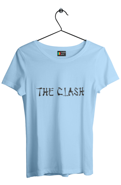 Women's t-shirt with prints The Clash. Clash, dub, group, music, punk, punk rock, reggae, rock, rock`n`roll. 2070702