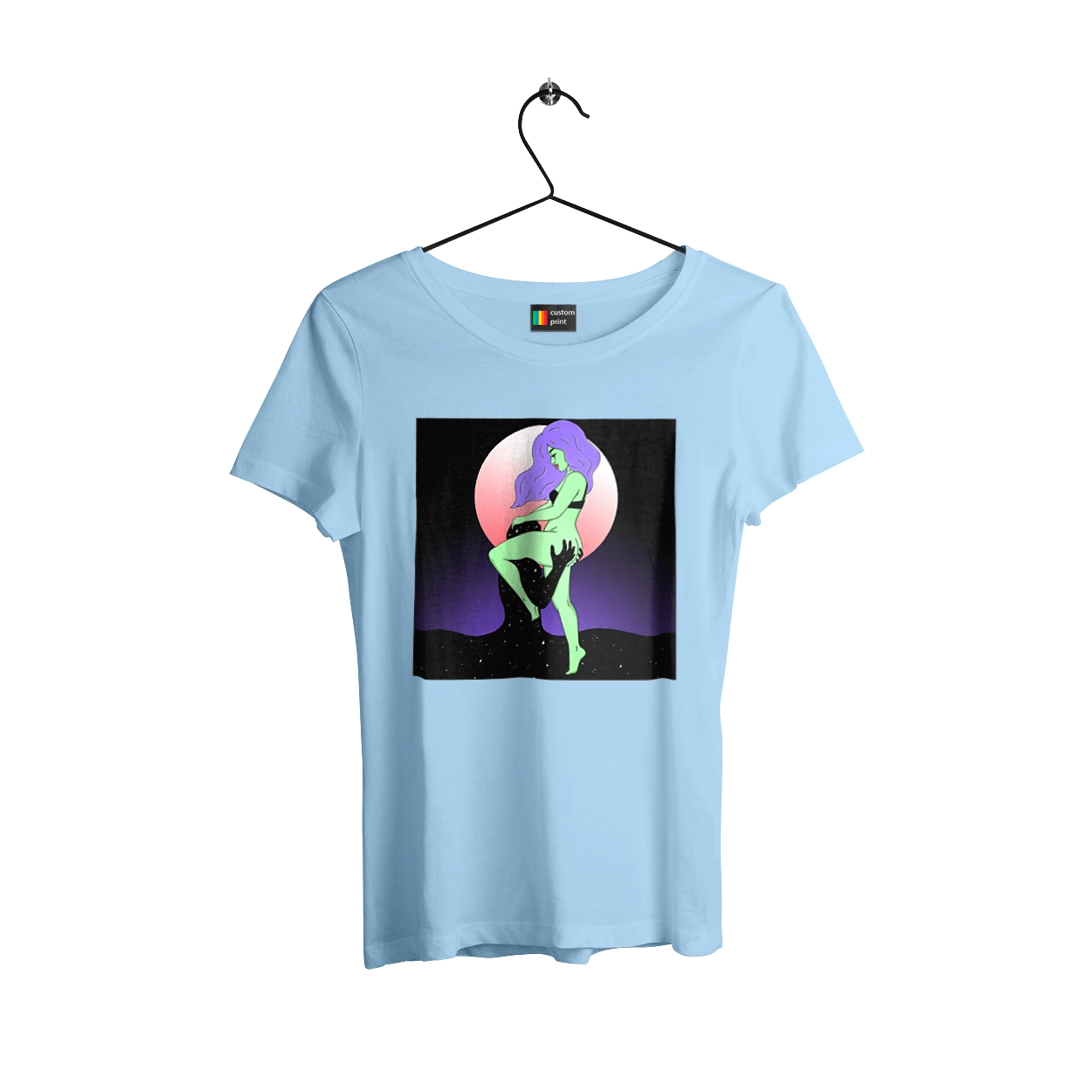 Green Girl And The Moon