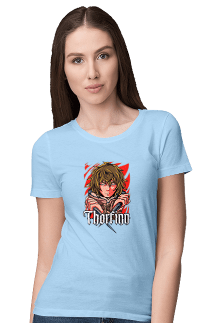 Women's t-shirt with prints Vinland Saga Thorfinn. Anime, manga, thorfinn, vinland saga. 2070702