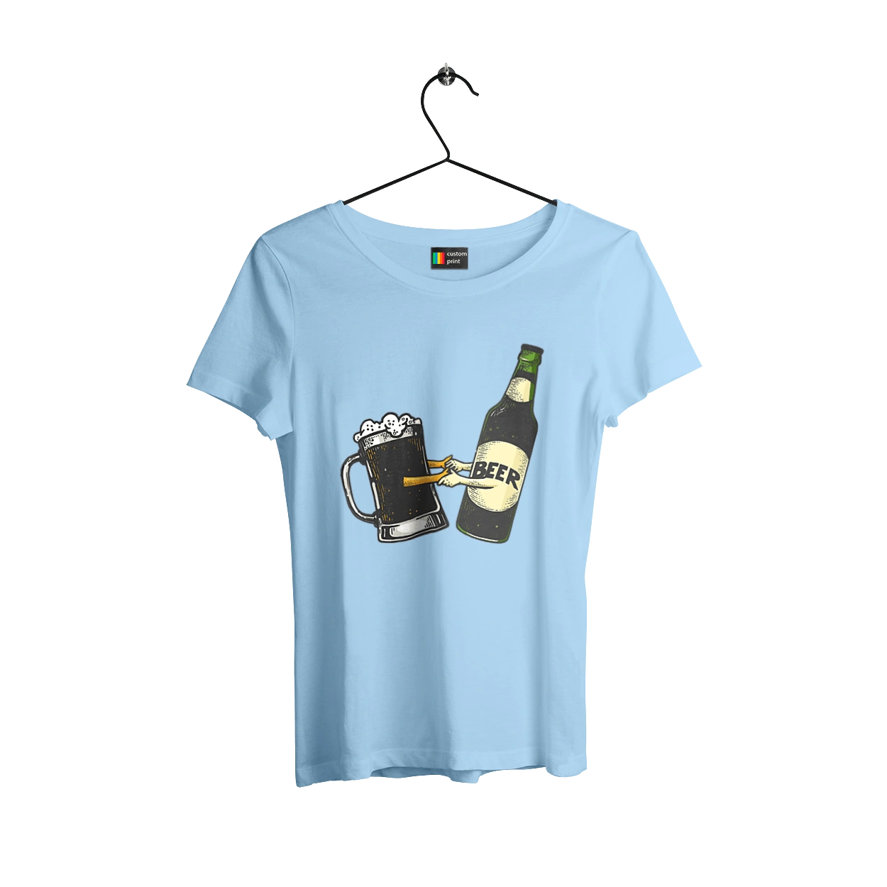 Bottle Of Beer With A Glass Of Beer