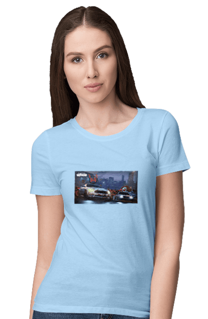 Women`s t-shirt with prints Need for Speed Unbound. Heat, need, need for speed, nfs, speed, unbound. 2070702