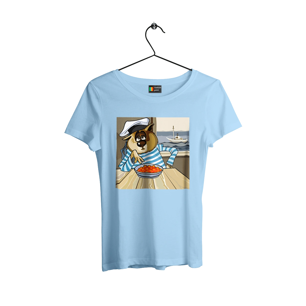 Cat Sailor, On The Ship Eats Red Caviar