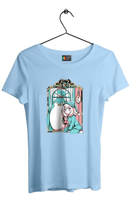 Women`s t-shirt with prints Spy x Family Anya. Anime, anya, loid, manga, spy x family, yor. 2070702