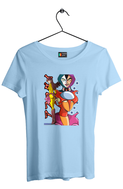 Women's t-shirt with prints Mazinger Z Aphrodite. Anime, aphrodite, manga, mazinger z, mecha, robots. 2070702