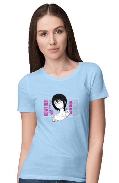 Women's t-shirt with prints Seven Deadly Sins Gowther. Adventures, anime, comedy, fantasy, gowther, manga, seven deadly sins. 2070702