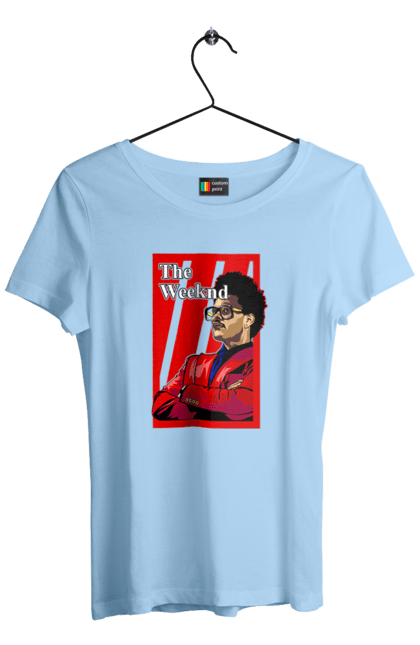 Women's t-shirt with prints The Weeknd. Actor, producer, singer, tesfaye, weeknd. 2070702