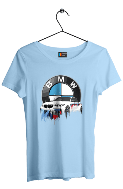 Women`s t-shirt with prints BMW. Auto, bmw, bmw fan, fan club. 2070702