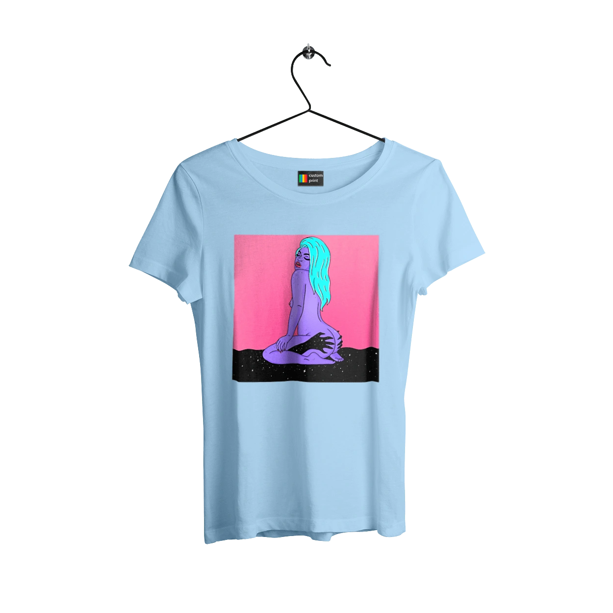 Фиолетовая Девушка В Руках