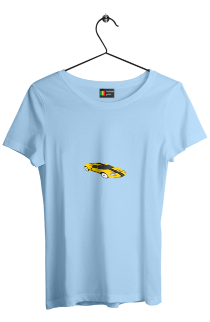 Women`s t-shirt with prints Auto. Auto, house, race, speed, sports car. 2070702