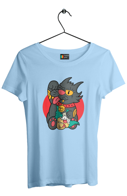Women`s t-shirt with prints The Simpsons Krusty the Clown. Clown, krusty, krusty the clown, simpsons. 2070702