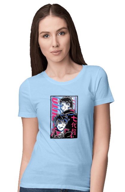 Women's t-shirt with prints Boruto. Anime, boruto, enemies, manga, naruto, neon, tv series. 2070702