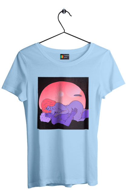 Футболка жіноча з принтом "Інопланетяни Дівчина І Хлопець". Голі, дівчина, хлопець. 2070702