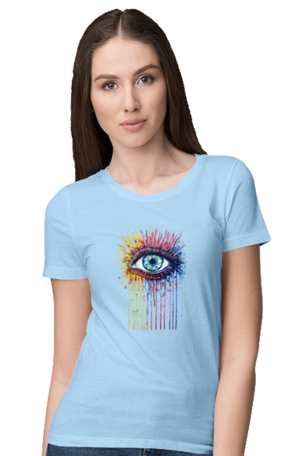 Colorful Flowing Eye