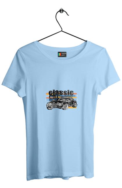 Women`s t-shirt with prints Print Classic Car. Car, classic, retro car, vintage car. 2070702