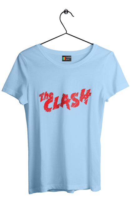 Women's t-shirt with prints The Clash. Clash, dub, group, music, punk, punk rock, reggae, rock, rock`n`roll. 2070702