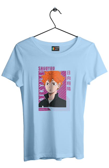 Women`s t-shirt with prints Haikyu!! Hinata. Anime, haikyu, hinata, manga, shoyo hinata, sports anime, volleyball. 2070702