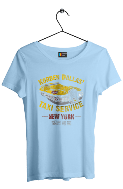 Women`s t-shirt with prints Fifth element | Korban Dallas | Taxi service. Corban dallas, fifth element, new york, taxi, taxi service. 2070702