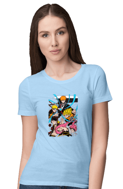 Women's t-shirt with prints Anime. Anime, fandom, light novel, manga. 2070702