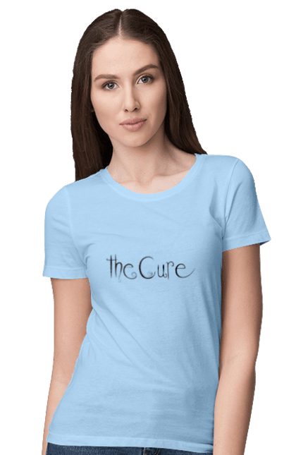 Women's t-shirt with prints The Cure. Alternative rock, cure, dream pop, gothic rock, group, kiss me, music, new wave, post-punk, rock. 2070702