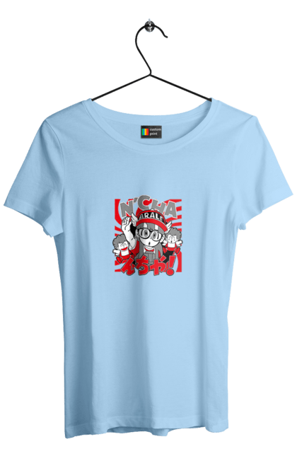 Women's t-shirt with prints Dr. Slump Arale Norimaki. Anime, arale norimaki, doctor slump, dr. slump, manga. 2070702