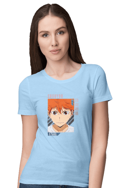 Women`s t-shirt with prints Haikyu!! Hinata. Anime, haikyu, hinata, manga, shoyo hinata, sports anime, volleyball. 2070702
