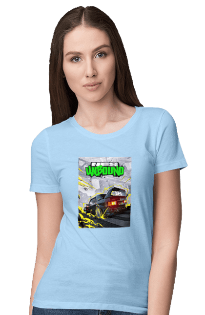 Women`s t-shirt with prints Need for Speed Unbound. Heat, need, need for speed, nfs, speed, unbound. 2070702