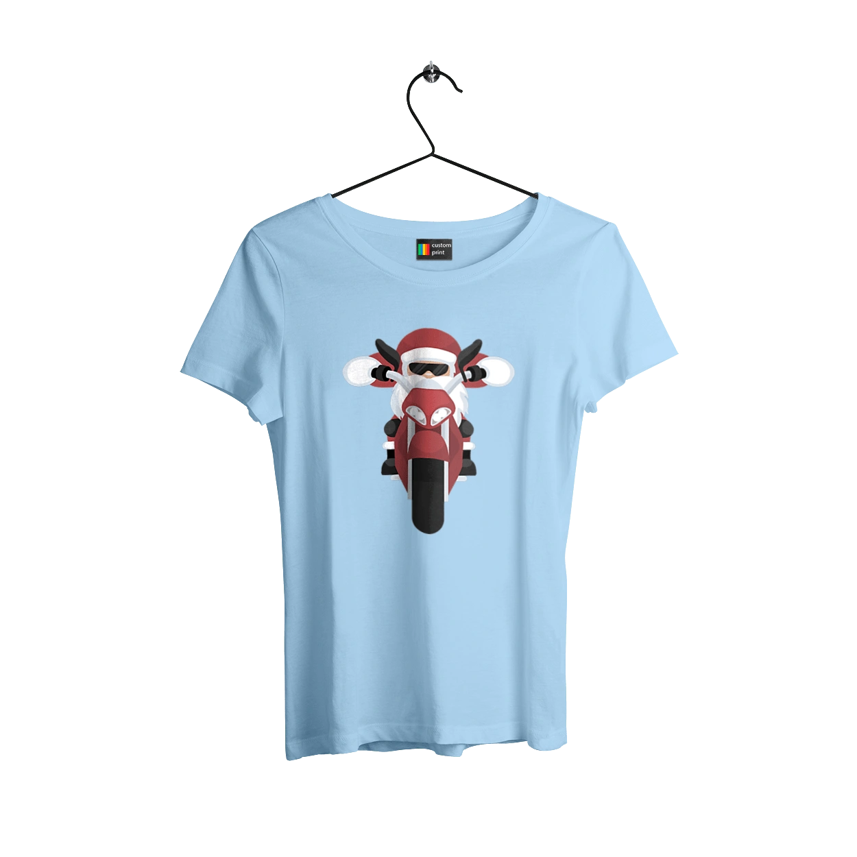 Santa on a motorcycle