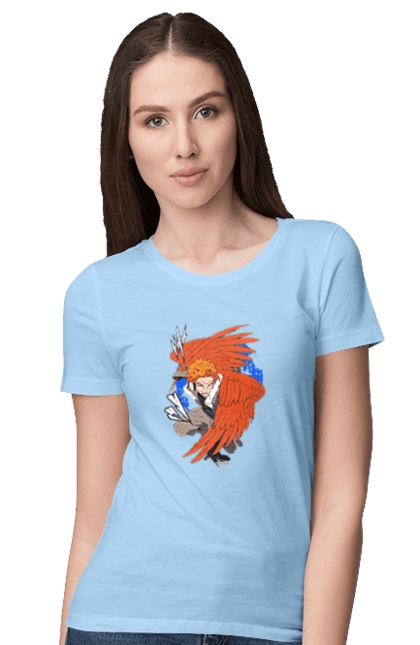 Women's t-shirt with prints My hero academy Hawks. Anime, hawks, keigo, keigo takami, manga, mga, my hero academy. 2070702