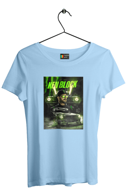 Women`s t-shirt with prints Ken Block. Ken block. 2070702