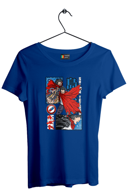 Women's t-shirt with prints Akira Tetsuo Shima. Akira, anime, cyberpunk, manga, tetsuo shima. 2070702