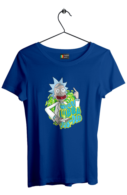 Футболка жіноча з принтом "Рік та Морті". Rick and morty, мультфільм, наукова фантастика, пригоди, рік, рік і морті, трагікомедія, чорний гумор. 2070702