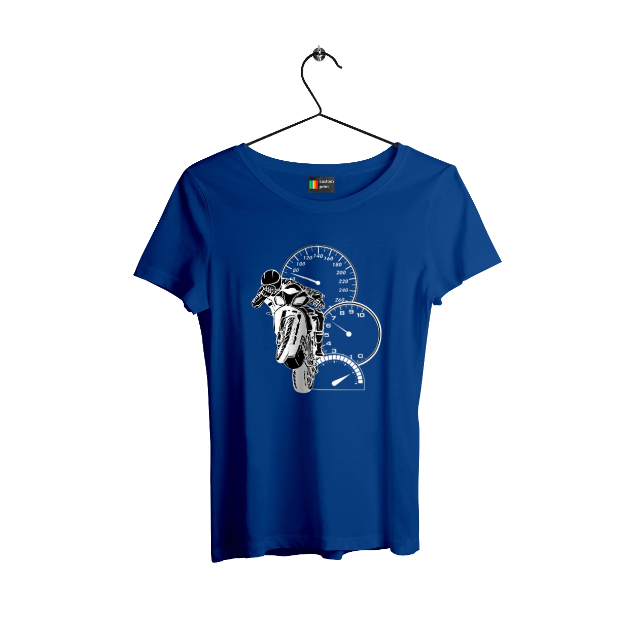 Motorcycle And Speed White