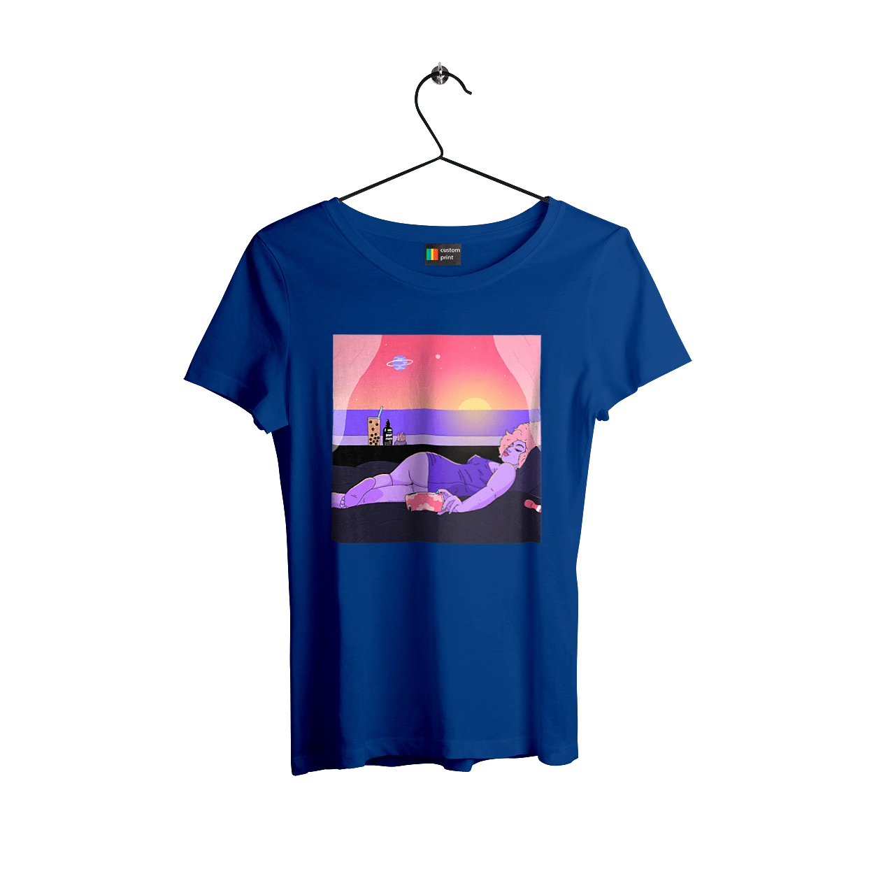 Фіолетова Дівчина На Відпочинку