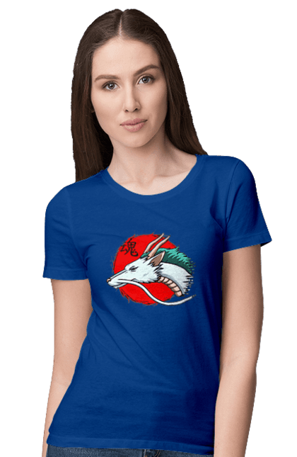 Women's t-shirt with prints Spirited Away Haku. Dragon, haku, spirited away, studio ghibli. 2070702