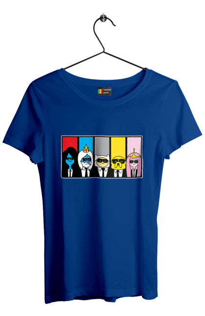 Women's t-shirt with prints Adventure Time. Adventure time, animated series, cartoon network, land of ooo, tv series. 2070702