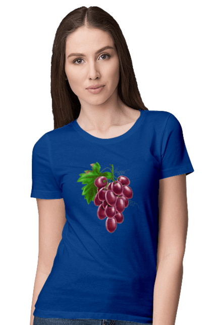 Women`s t-shirt with prints Grapes. Grapes. 2070702