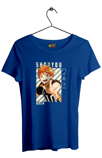 Women`s t-shirt with prints Haikyu!! Hinata. Anime, haikyu, hinata, manga, shoyo hinata, sports anime, volleyball. 2070702
