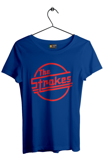 Women's t-shirt with prints The Strokes. Alternative rock, garage rock, group, indie, indie rock, music, post-punk revival, rock, strokes. 2070702