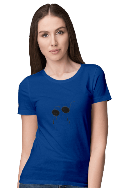 Футболка жіноча з принтом "Окуляри". Літо, окуляри, сльози, сонячні окуляри. 2070702