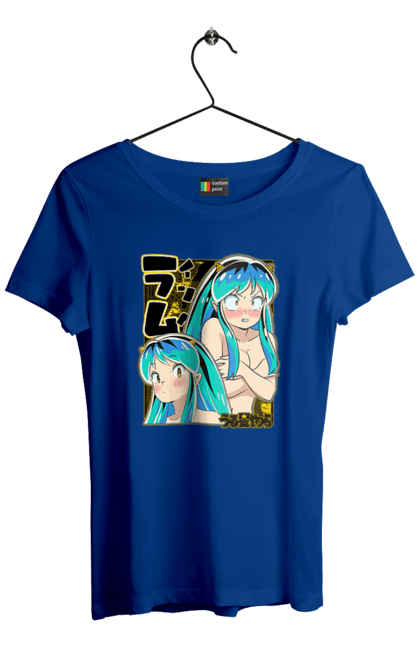 Women`s t-shirt with prints Urusei Yatsura Lum. Anime, llama, lum, manga, obnoxious aliens, urusei yatsura. 2070702