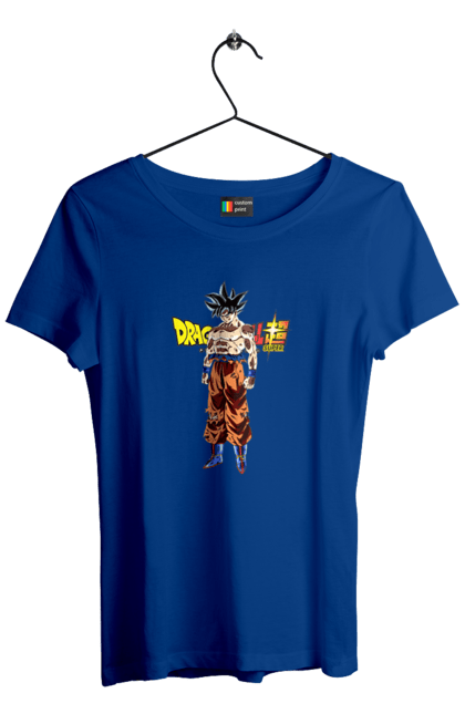 Футболка жіноча з принтом "Перли дракона Сон Гоку". Dragon ball, manga, son goku, аніме, гоку, манга, перли дракона, сон гоку. 2070702