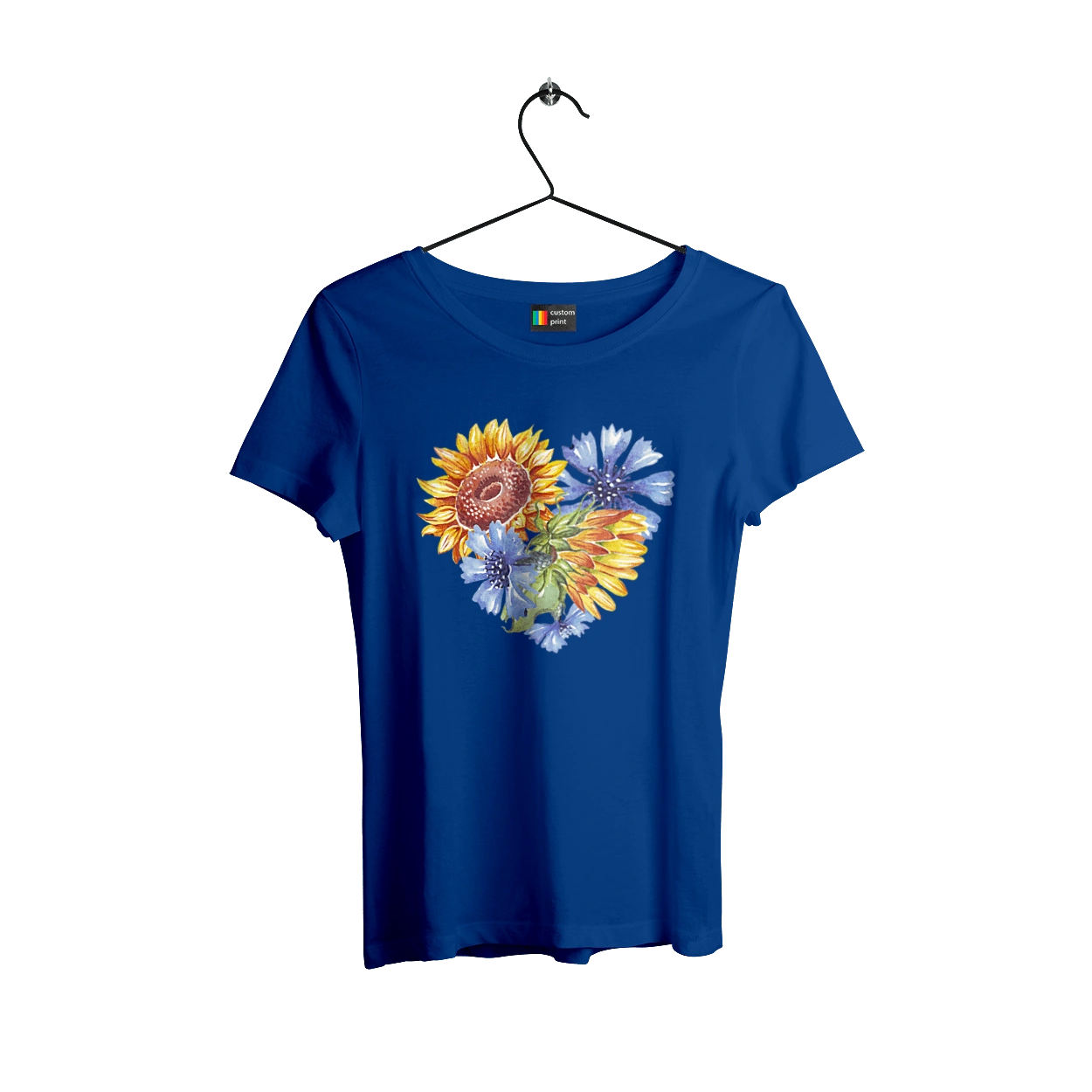 Серце соняшники та фіалки