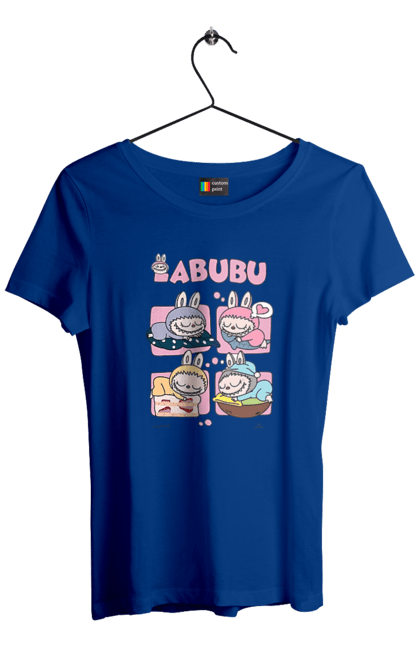 Women`s t-shirt with prints Labubu`s Dream. Labubu, toys, weird cute. 2070702