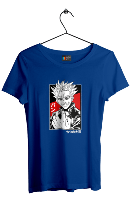 Women's t-shirt with prints Seven deadly sins Ban. Anime, ban, manga, seven deadly sins. 2070702