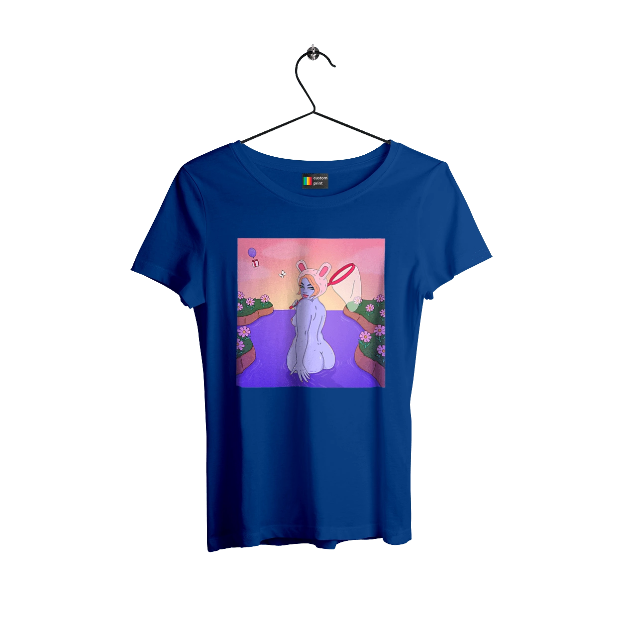 Purple Girl On The Hunt