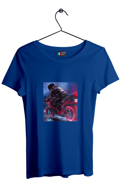 Футболка жіноча з принтом "Мотоцикл". Motolove, мотолов, мотоцикл, опві, україна. 2070702