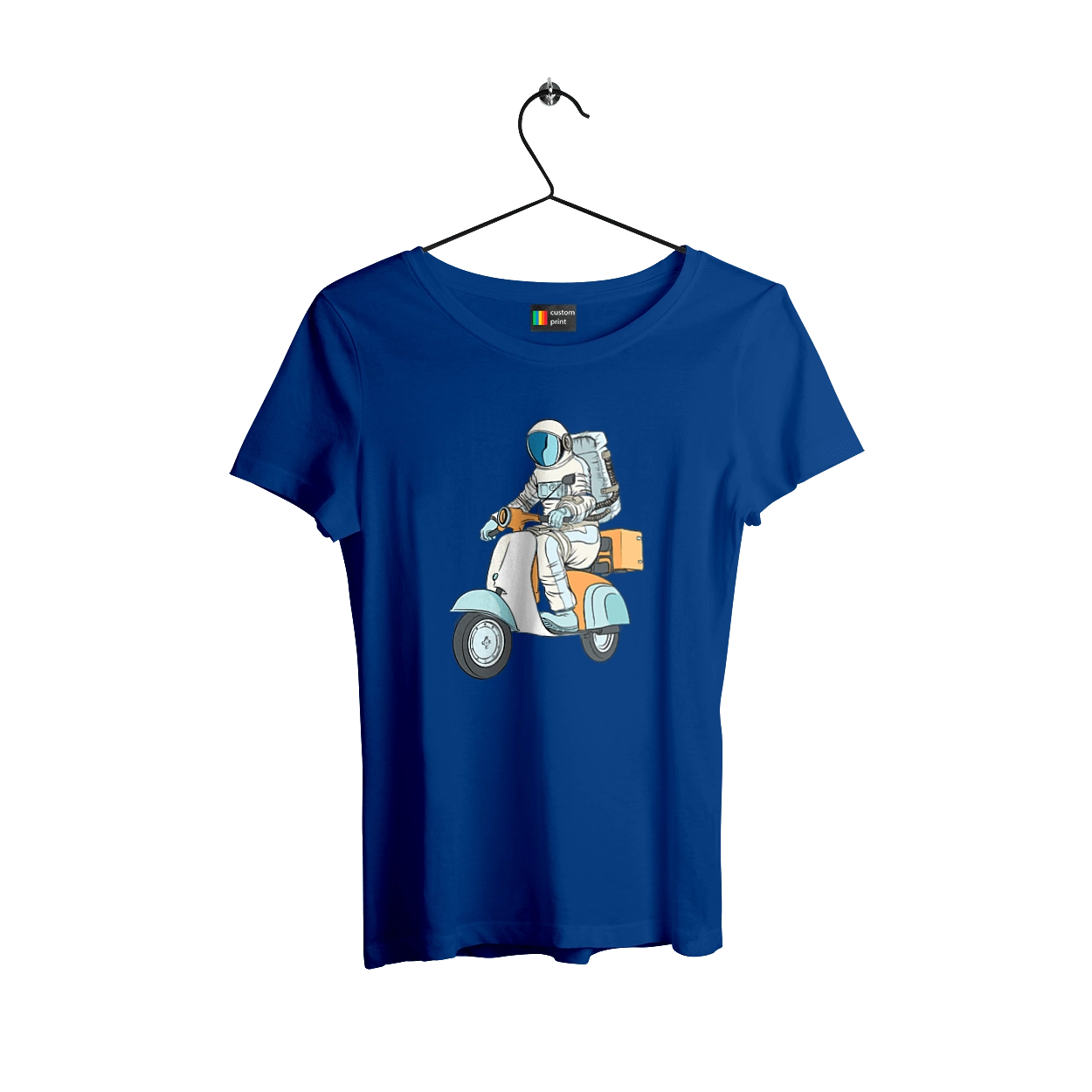 Astronaut on a motorcycle