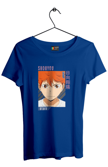 Women`s t-shirt with prints Haikyu!! Hinata. Anime, haikyu, hinata, manga, shoyo hinata, sports anime, volleyball. 2070702
